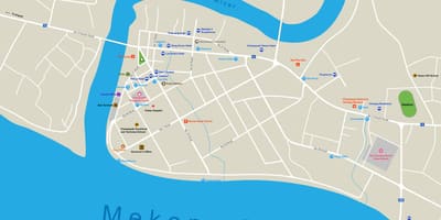 Карта пакс Лаос